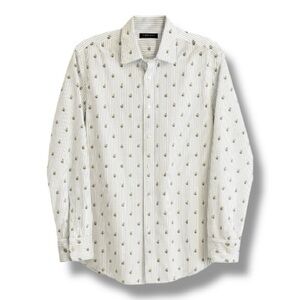 Banana Republic Women’s Dress Shirt – Printed Pearls, Size L